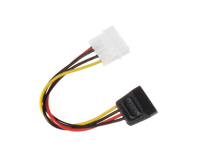 Molex SATA MCTV-633 Cábla Adaptor Cumhachta Mná 4-bioráin MOLEX - SATA 15-bioráin Nascóir Tiomántán Crua / Optúil Fireann