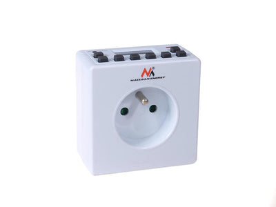 Digital timer, random function, timer, 10 programs, max 156 programs, type E, 3600W, Maclean MCE30