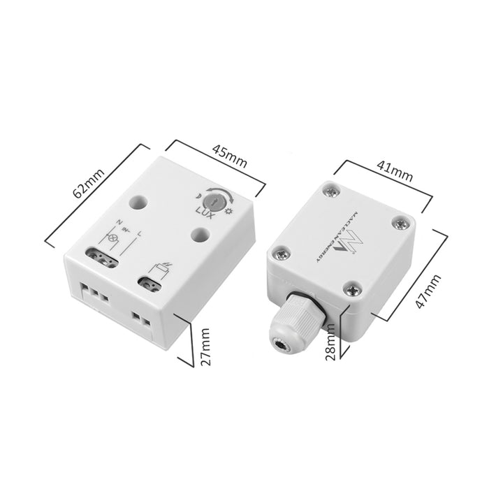 Maclean - MCE35 - Outdoor Dusk To Dawn Sensor White