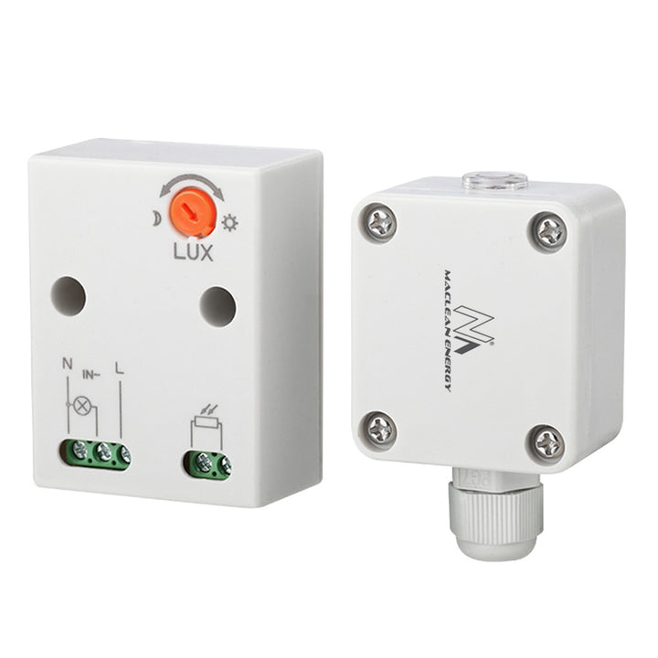 Maclean - MCE35 - Outdoor Dusk To Dawn Sensor White