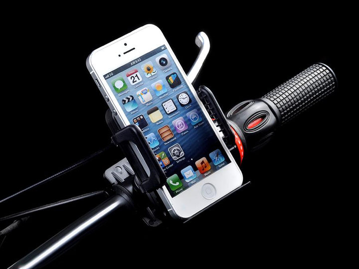 Maclean Brackets MC-656 Bicycle Phone Holder Handlebar Mount - Universal with Clamp for Bike Motorbike