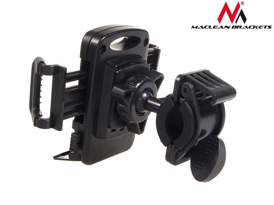 Maclean Brackets MC-656 Bicycle Phone Holder Handlebar Mount - Universal with Clamp for Bike Motorbike