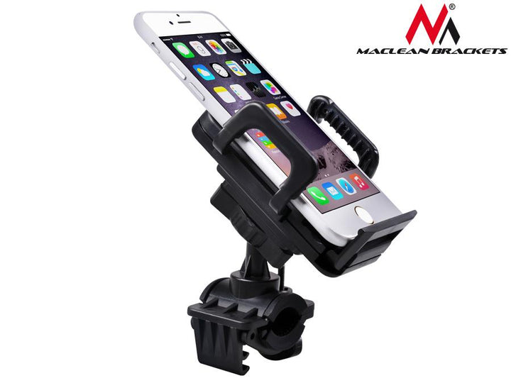 Maclean Brackets MC-656 Bicycle Phone Holder Handlebar Mount - Universal with Clamp for Bike Motorbike