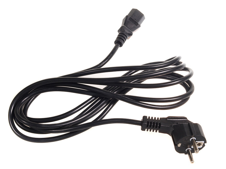 Maclean MCTV-692 Power cable 3pin EU plug Length 3m Black