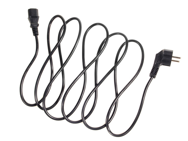 Maclean MCTV-692 Power cable 3pin EU plug Length 3m Black