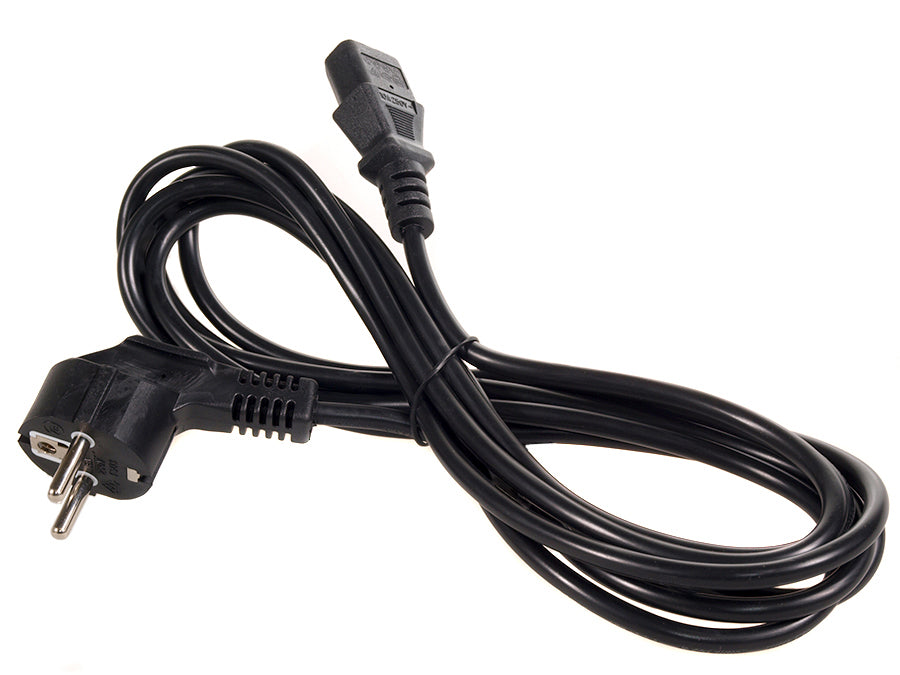 Maclean MCTV-692 Power cable 3pin EU plug Length 3m Black