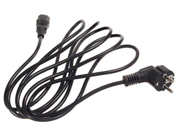 Maclean MCTV-692 Power cable 3pin EU plug Length 3m Black