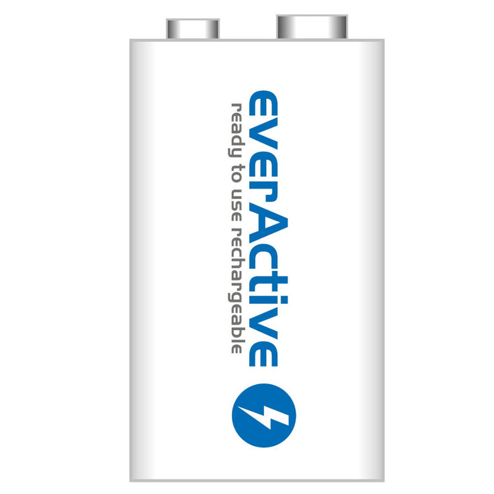 Battery everActive Ni-MH 9V 6F22 250mAh Líne Airgid