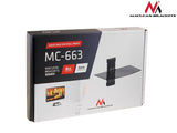 Maclean MC-663 Wall mount for DVD Players and Satellite Receivers Shelf Up to 8 kg