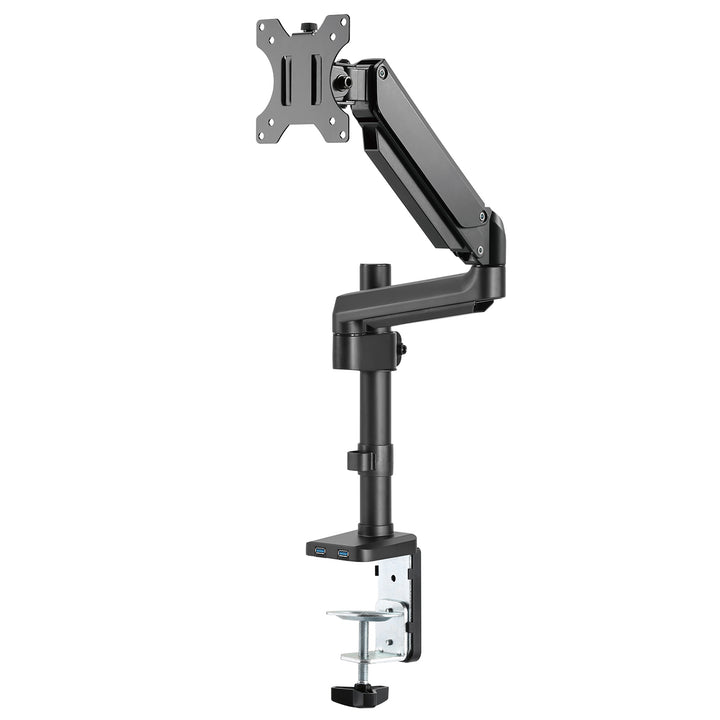 Maclean MC-669B Desk Monitor Holder Bracket Mount Tilt Swivel Gas Spring Sturdy