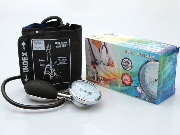 Manual pressure gauge with Gess Optimum stethoscope