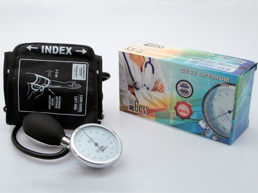 Manual pressure gauge with Gess Optimum stethoscope