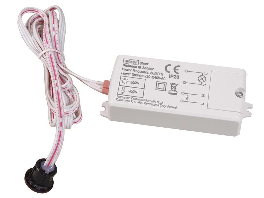 Macgregor Distance Sensor Maclean MCE84 IR Sensor Short Distance 5 cm LED Lighting IP20 5A Autom ...