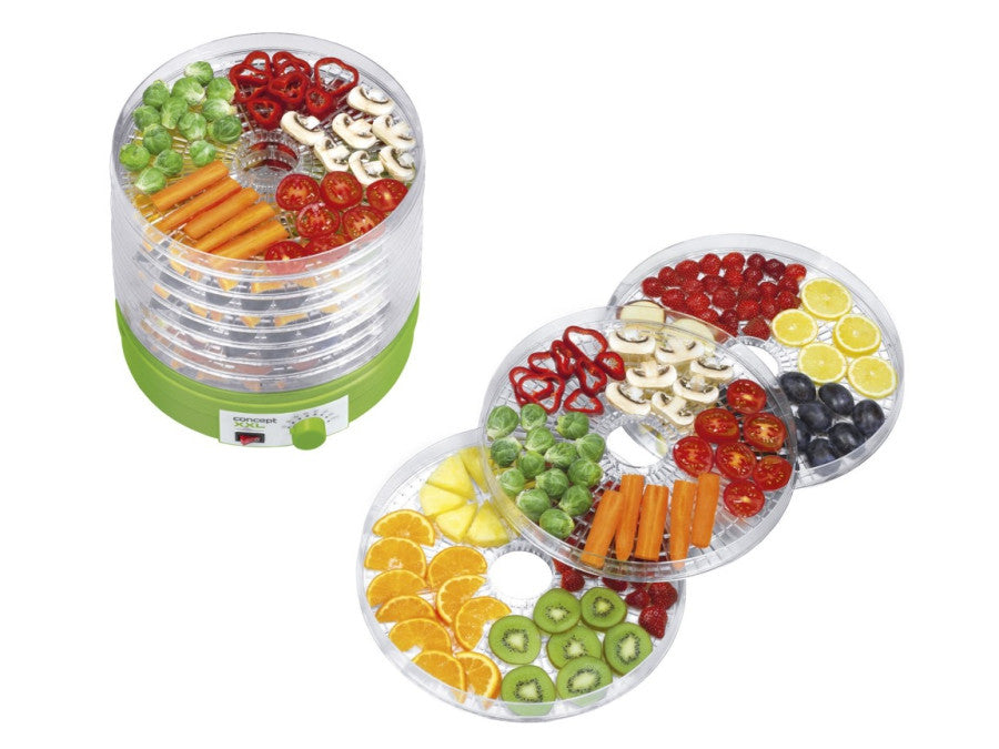 Concept SO-1025 XXL Electric Food Dehydrator 12 Tray Vegetable Fruit Mushroom 245W