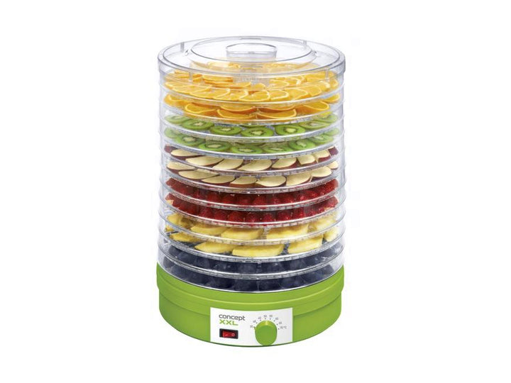 Concept SO-1025 XXL Electric Food Dehydrator 12 Tray Vegetable Fruit Mushroom 245W