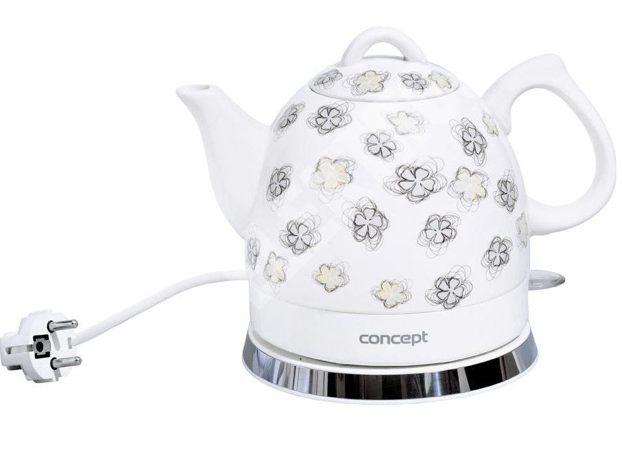 Coincheap RK0010NE Citeal Ceirmeach Leictreach Galánta Teapot Táscaire Leibhéal Uisce Retro 1000W 1L