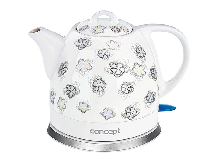 Coincheap RK0010NE Citeal Ceirmeach Leictreach Galánta Teapot Táscaire Leibhéal Uisce Retro 1000W 1L