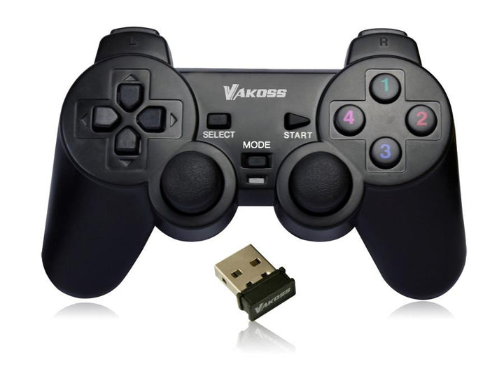 Vakoss GP-3925BK Wireless Gamepad Controller for PlayStation 3 or PC Computer