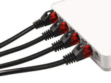 Maclean MCTV-740 Cable patch cord UTP cat6 plug-plug 1m Black