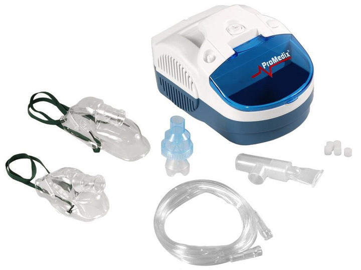 Promedix PR-800 Family Nebuliser with Accessories Professional Medical Masks Filters for Kids Adults