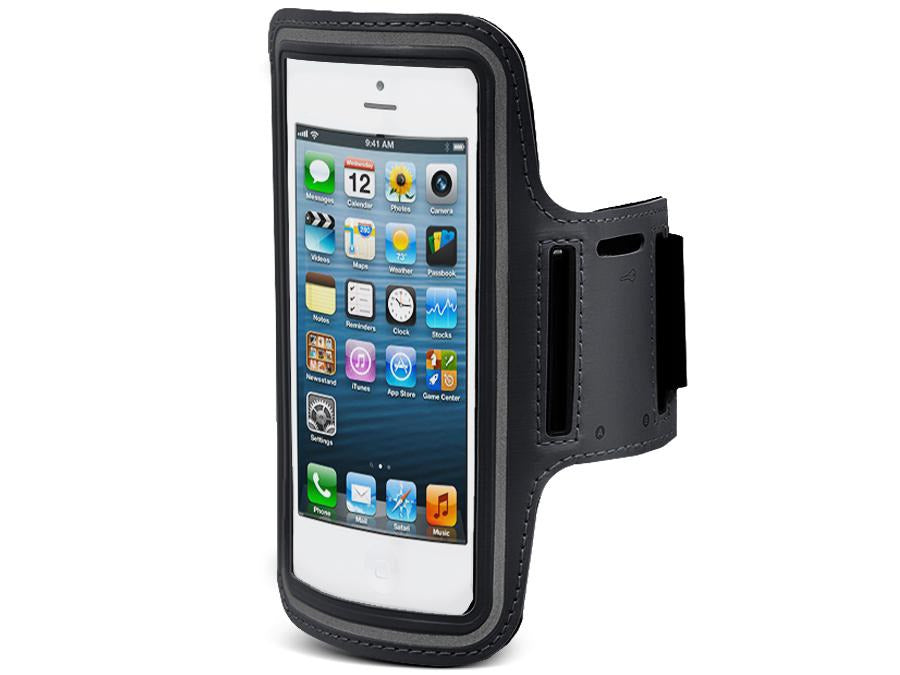 Maclean MC-405 Running Gym Phone Arm Band Holder - Black