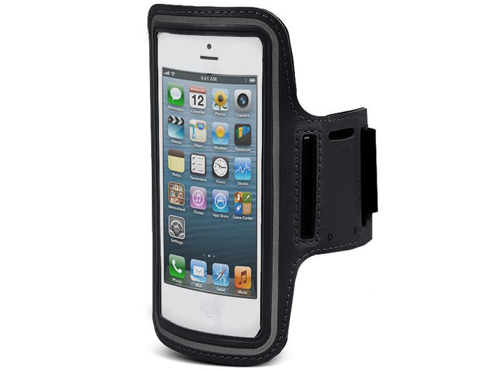 Maclean MC-405 Running Gym Phone Arm Band Holder - Black