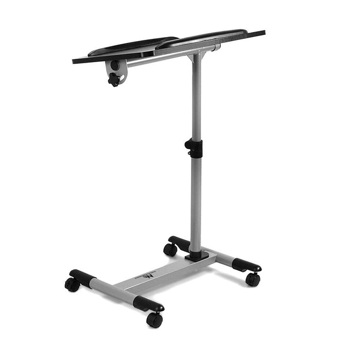 Maclean MC-671 Laptop Projector Desk Trolley Height Adjustment: 585-885mm Tilting +35° to -35° with Wheels