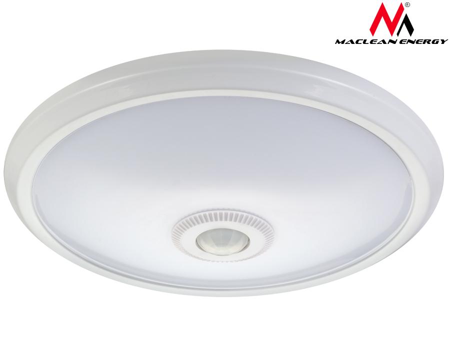 Maclean MCE131 Ceiling Ceiling Lamp with Sensor 12W Motion Detector Dusk to Dawn Detection Distance: max.6m