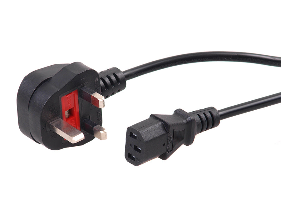 PC Power Cable 3 Pin 1.5m Computer GB UK Plug ATX Connector Projectors ...