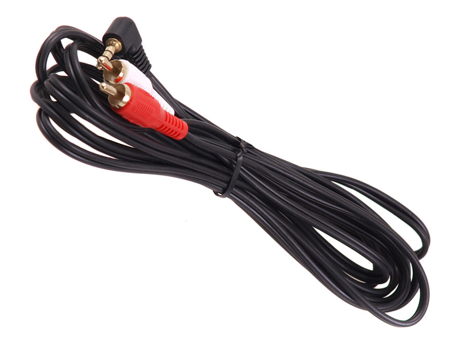 Audio Chinch 3.5mm Jack Cable 2RCA RoHS CE Dekoder CD DVD TV xBox PS4