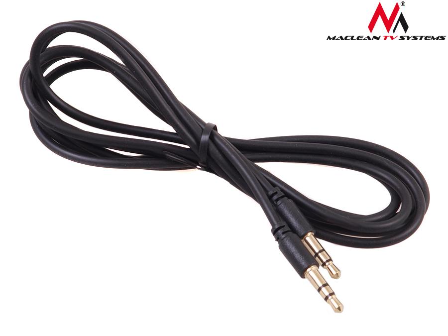 Maclean MCTV-815 Cable AUX to 3.5mm Jack 1.5m Phone Decoder Headphones Speaker Consoles