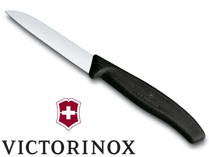 Scian Glasraí Victorinox 8cm Cistine Cruach Dhosmálta Blade Gearr Smooth Cáilíocht na hEilvéise