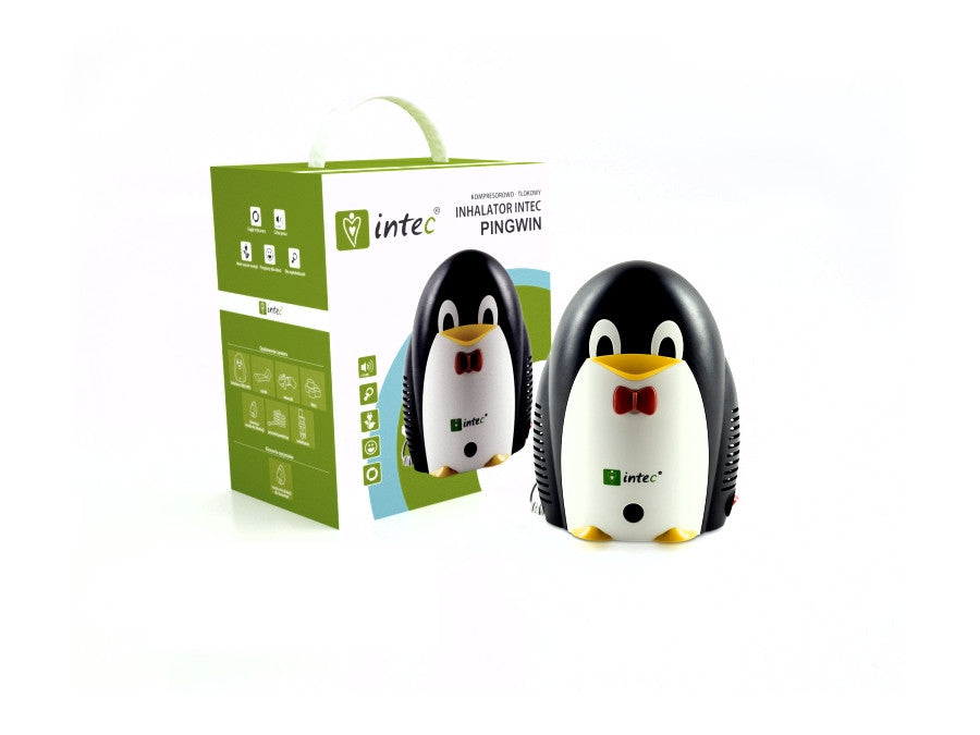 Intec Penguin Nebuliser Análóir Leighis le Accessories do Dhaoine Fásta Leanaí Éifeachtach