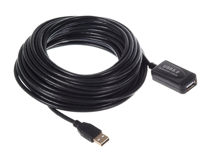 Maclean MCTV -757 Extension Cable USB 2.0 Active 480Mbps Speed 10m Data Transfer Windows