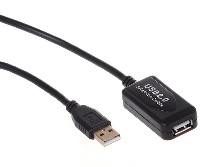 Maclean MCTV -757 Extension Cable USB 2.0 Active 480Mbps Speed 10m Data Transfer Windows