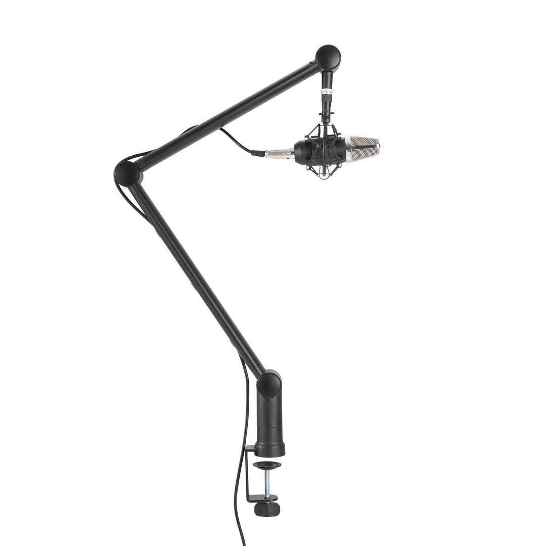 Maclean MC-898 Professional Microphone Stand Holder Adjustable Arm Table Mount Gaming Streaming