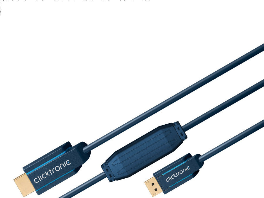 Cable DisplayPort-HDMI Clicktronic 1m Full HD 1080p