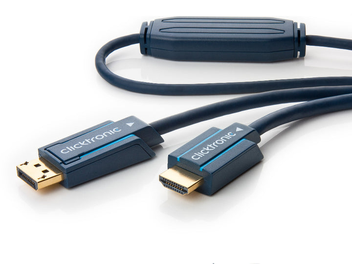 Cable DisplayPort-HDMI Clicktronic 1m Full HD 1080p