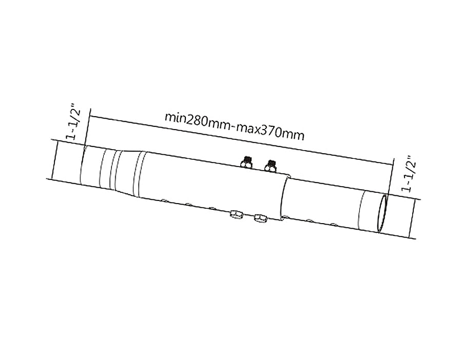 Maclean MC-708 Telescopic Arm To Support Ceiling Bracket