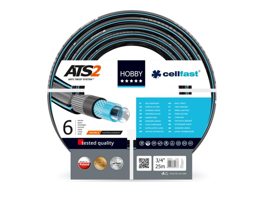 Cellfast Hobby ATS2 3/4" 6-ply garden hose 25m