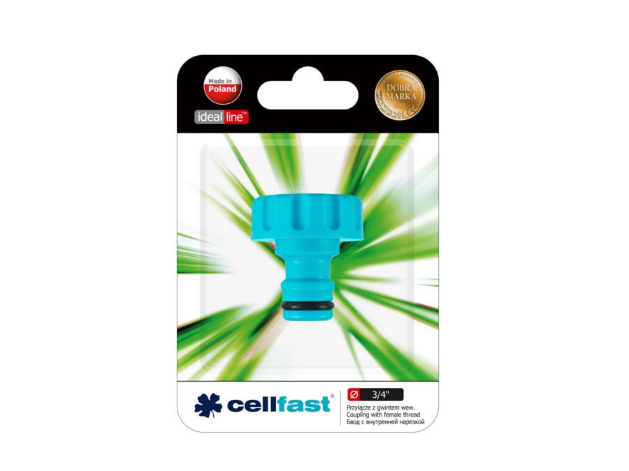 Connection with female thread. 3/4" Cellfast Ideal Line