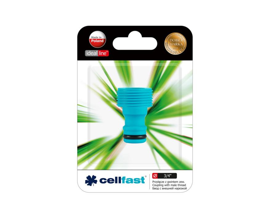 Ceangal le sreang seachtrach 3/4” Cellfast Ideal Line