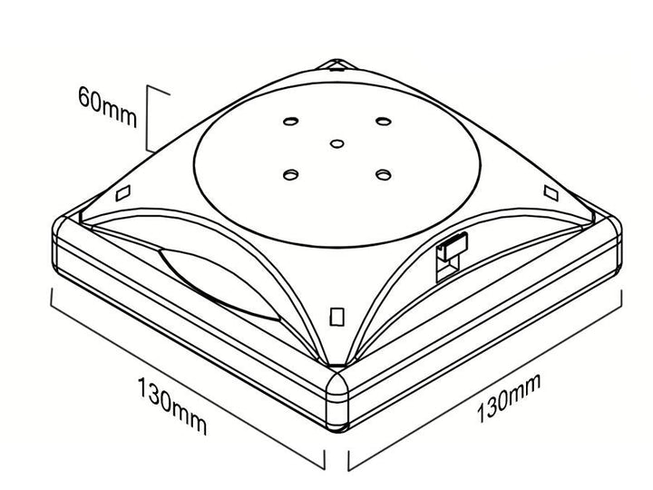 Maclean MCE124 Gairdín Parasol Gréine Lampa LED Dusk to Dawn Braiteoir