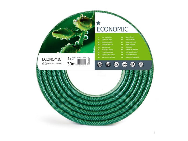 Cellfast garden hose, 3 layer, polyester cross braid, 1/2" 30m, Economic