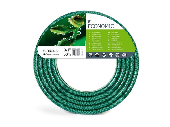 Cellfast garden hose, 3-ply, polyester cross braid, 3/4" 50m, Economic