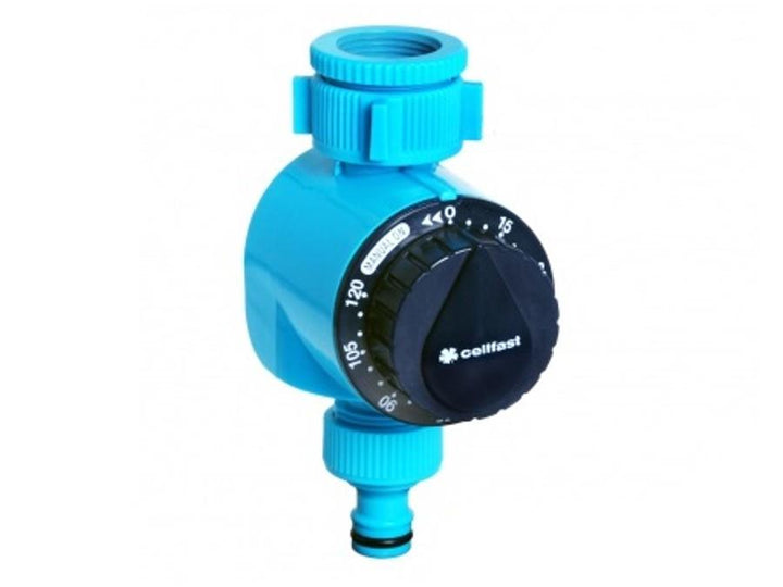 Cellfast 52-090 Mechanical Water Timer with Automatic Shut Off up to 120 min G3/4" (26.5 mm) G1" (33.3 mm)