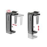 Maclean MC-713S Computer Bracket PC Support Holder Adjustable Width Height Under Table Desk