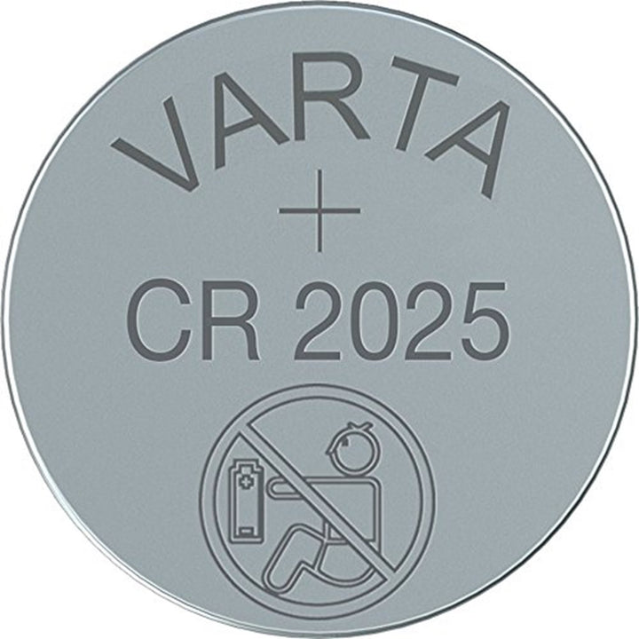 2x Varta CR 2025 lithium batteries, high quality, 3V