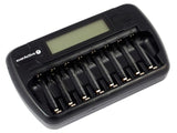 EverActive AAi AAA battery charger, 8 channels, LCD display, NC-800