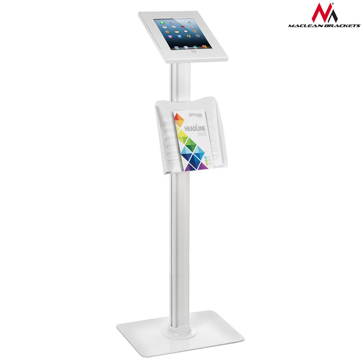 Maclean MC-724 Universal Tablet Stand Desk Holder Anti Theft Floor Mount iPad 2 / 3 / 4 / Air